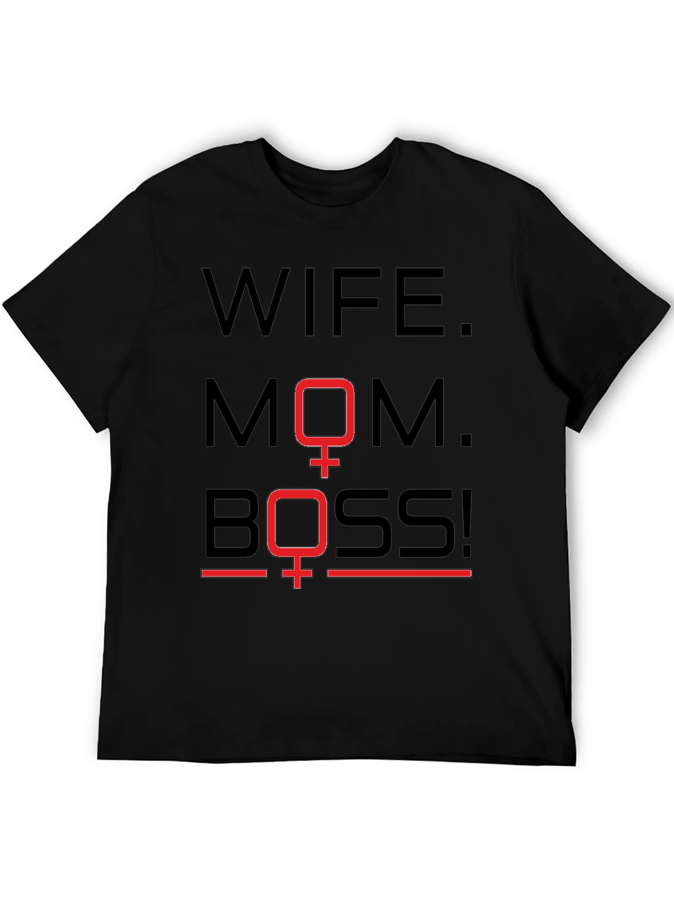 Wife Mom Boss Graphic Tee - Womens Empowerment Shirt