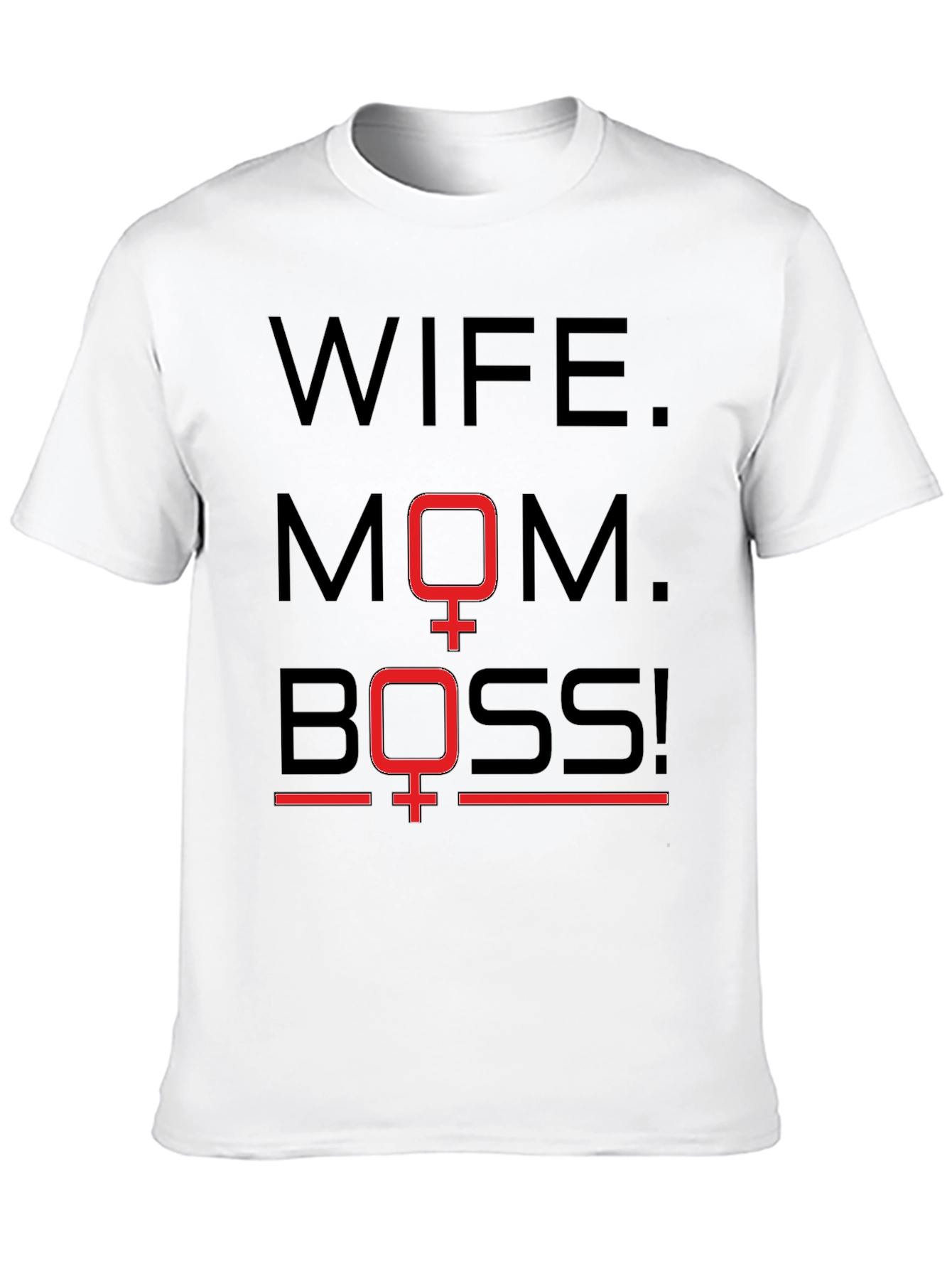 Wife Mom Boss Graphic Tee - Womens Empowerment Shirt