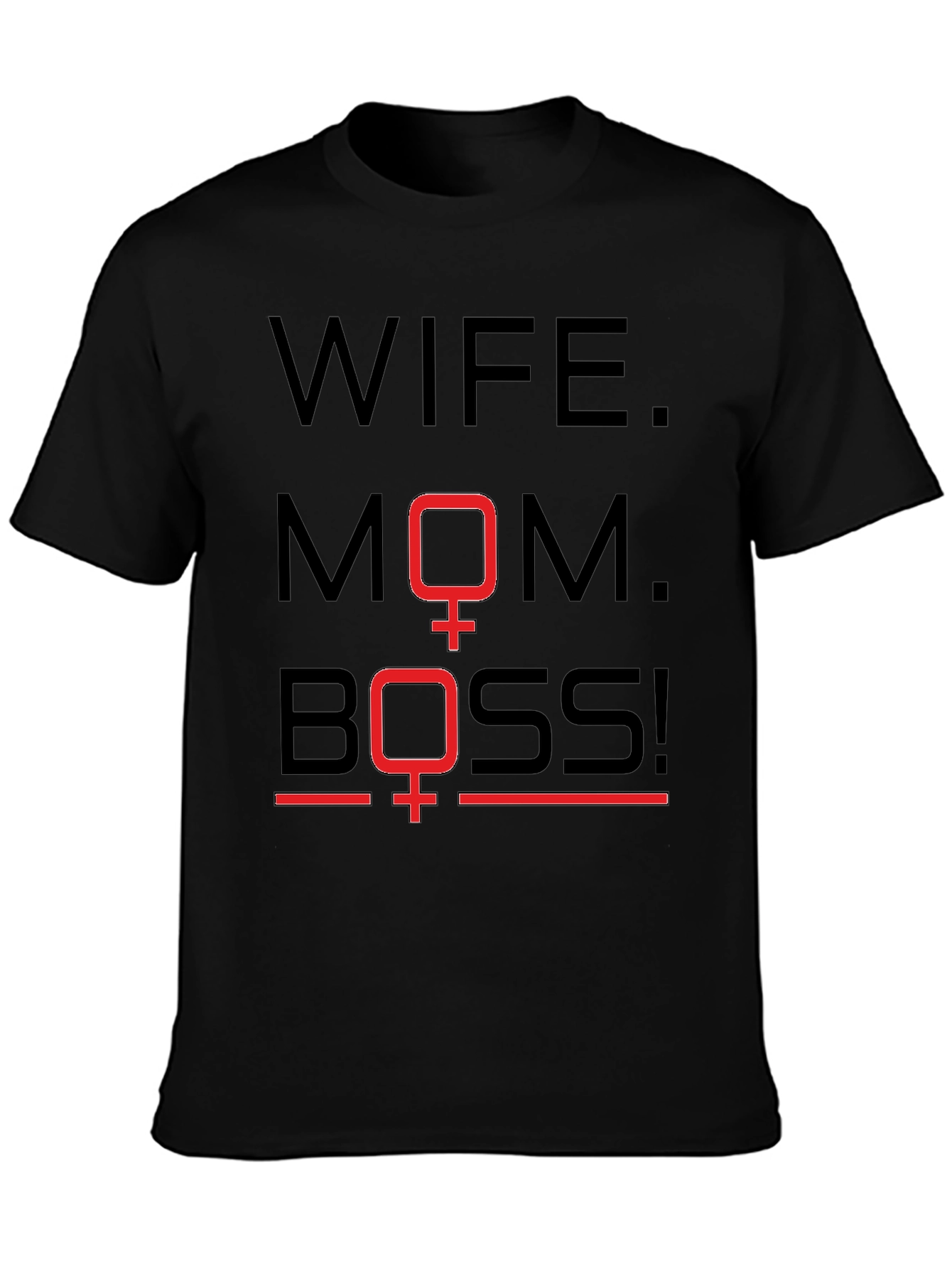 Wife Mom Boss Graphic Tee - Womens Empowerment Shirt