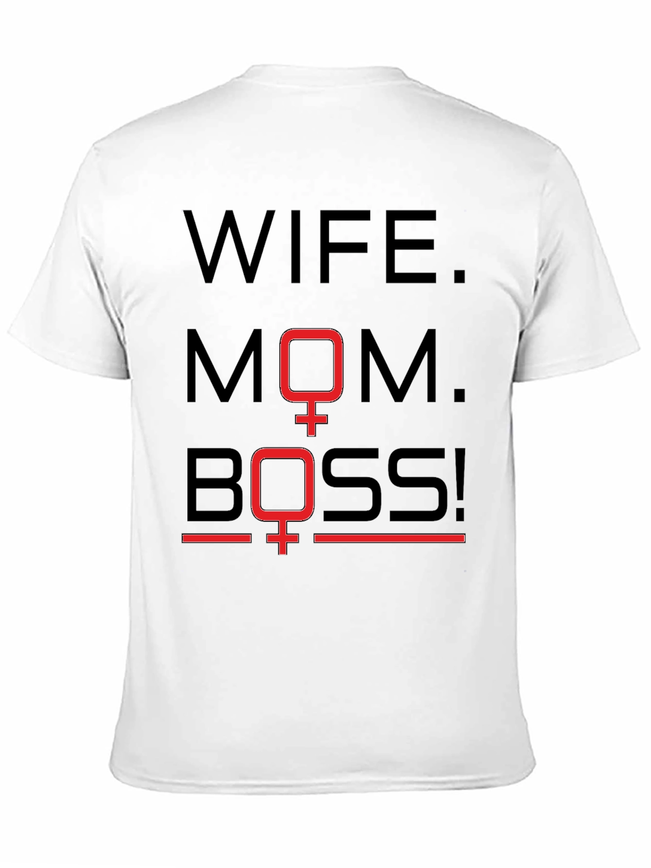 Wife Mom Boss Graphic Tee - Womens Empowerment Shirt