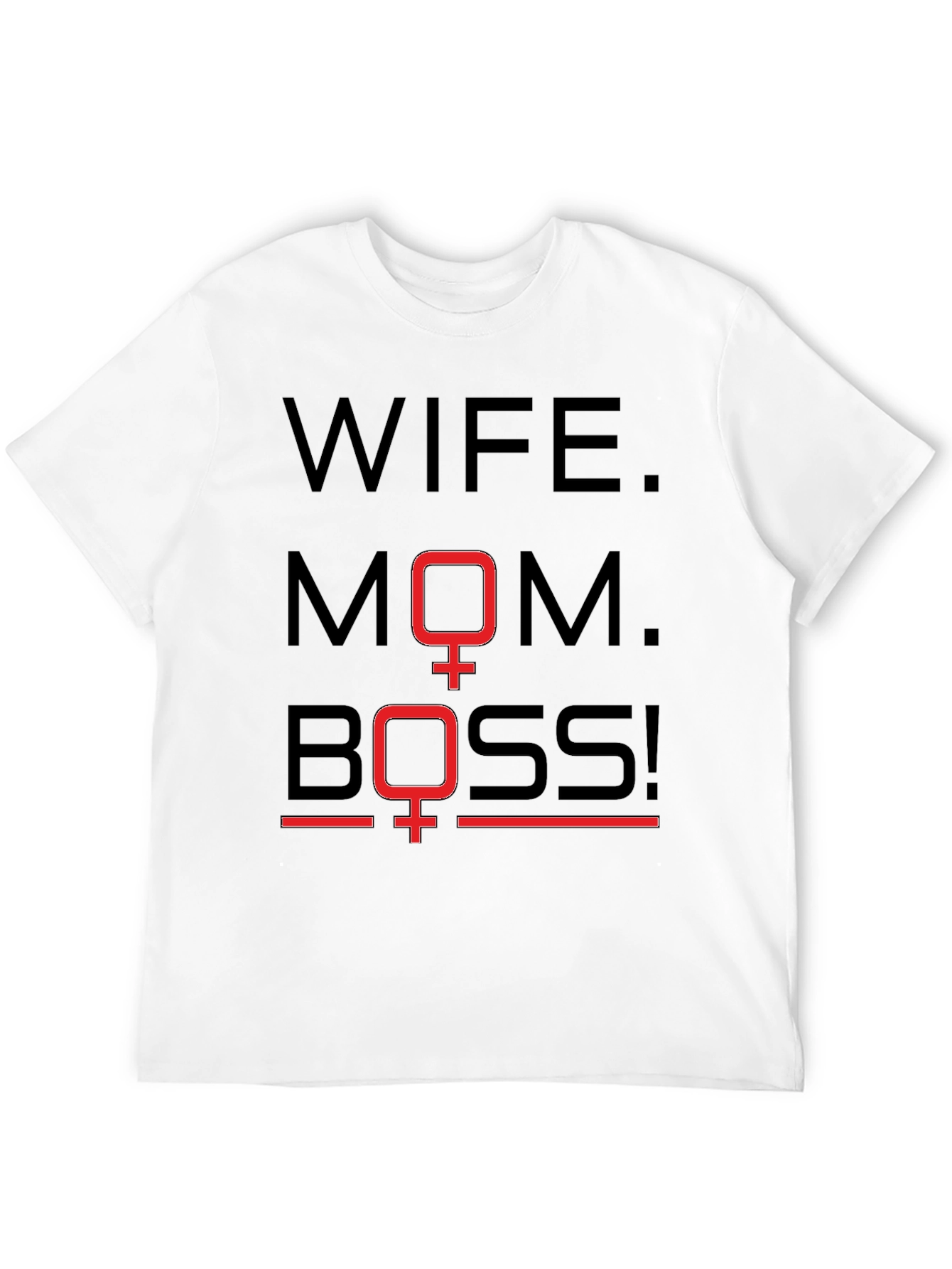 Wife Mom Boss Graphic Tee - Womens Empowerment Shirt