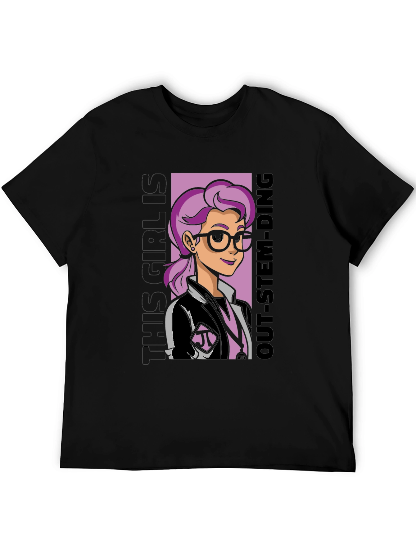 Out-STEM-Ding Girl T-Shirt