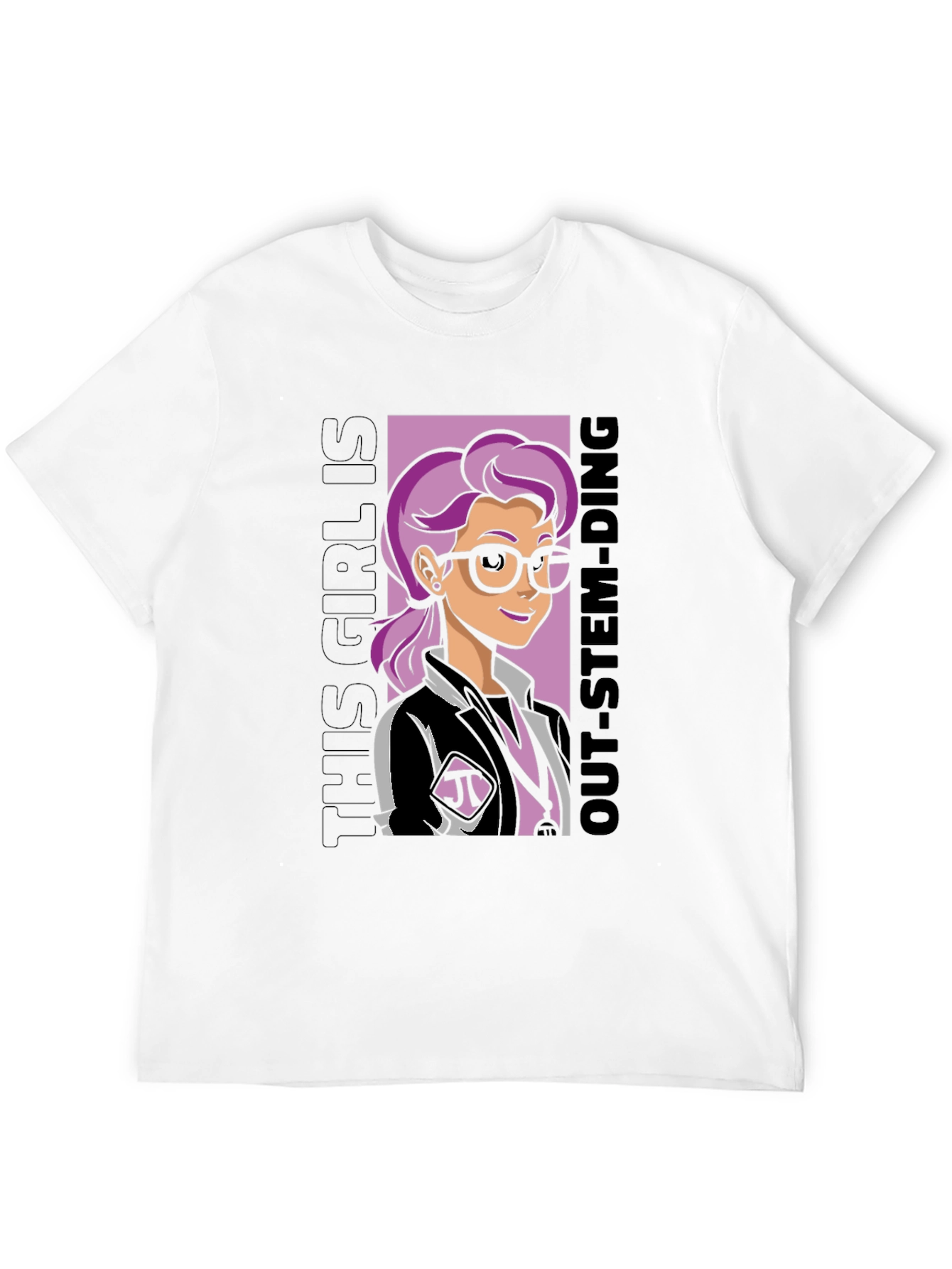 Out-STEM-Ding Girl T-Shirt