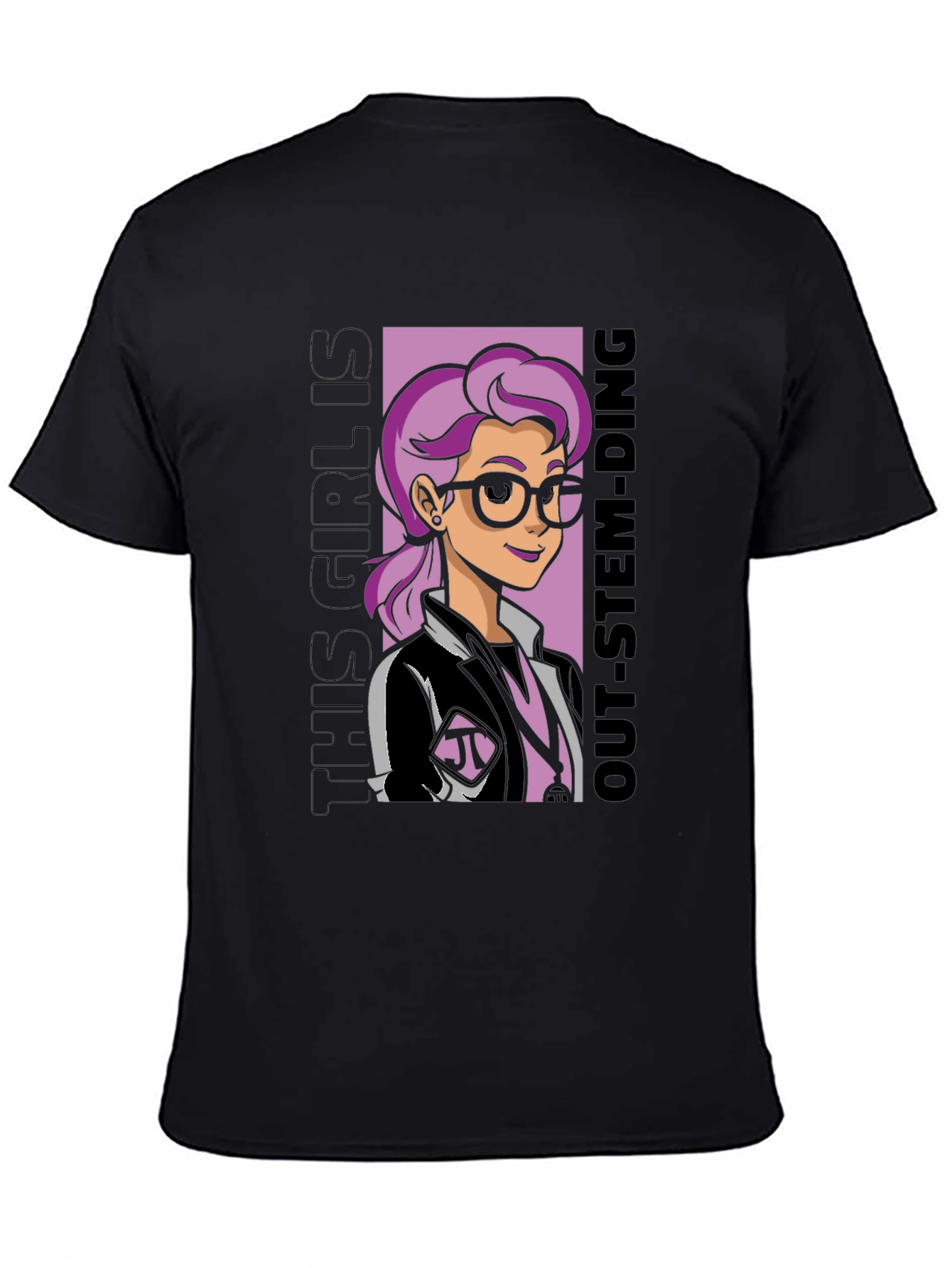 Out-STEM-Ding Girl T-Shirt