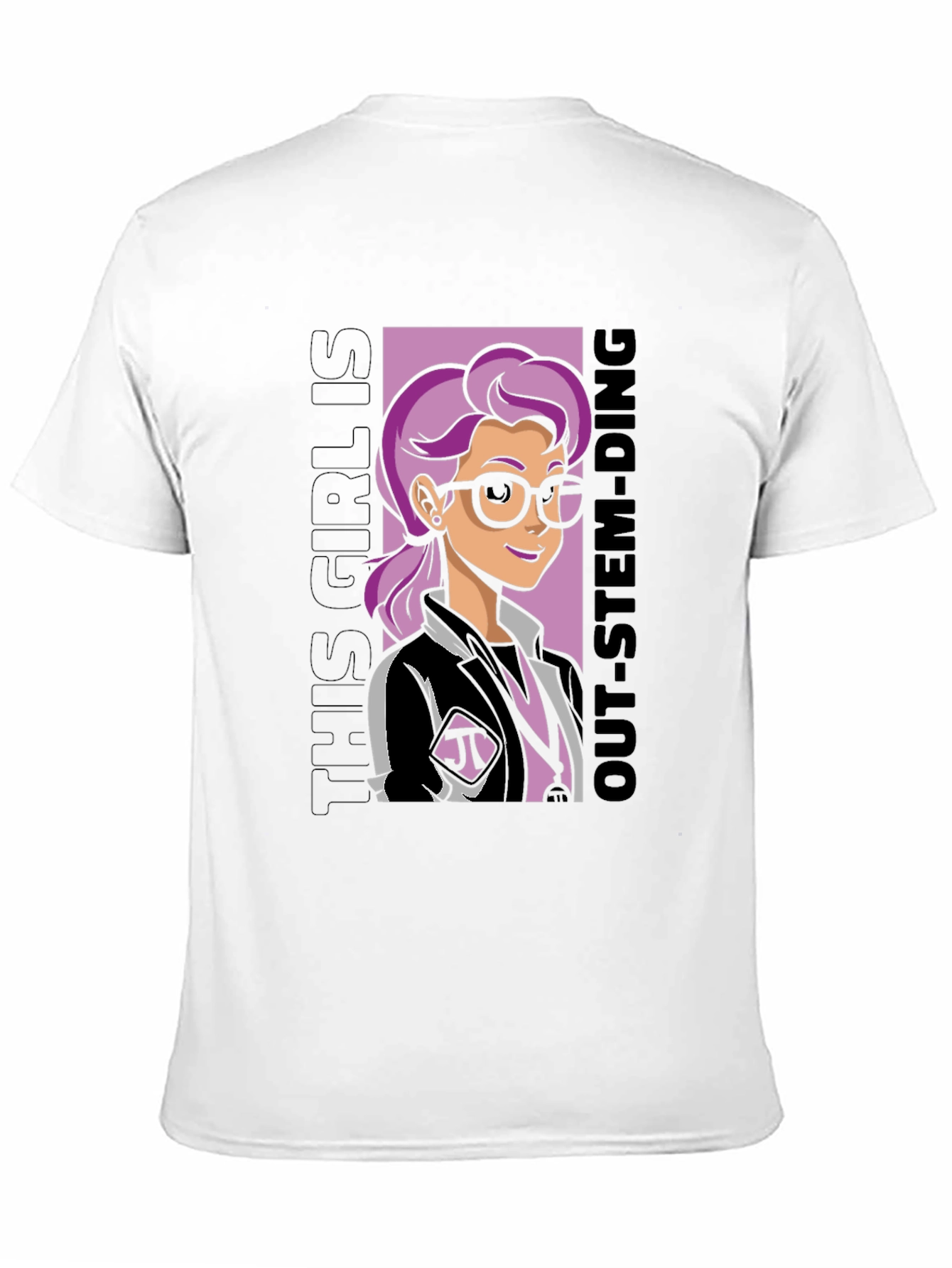 Out-STEM-Ding Girl T-Shirt