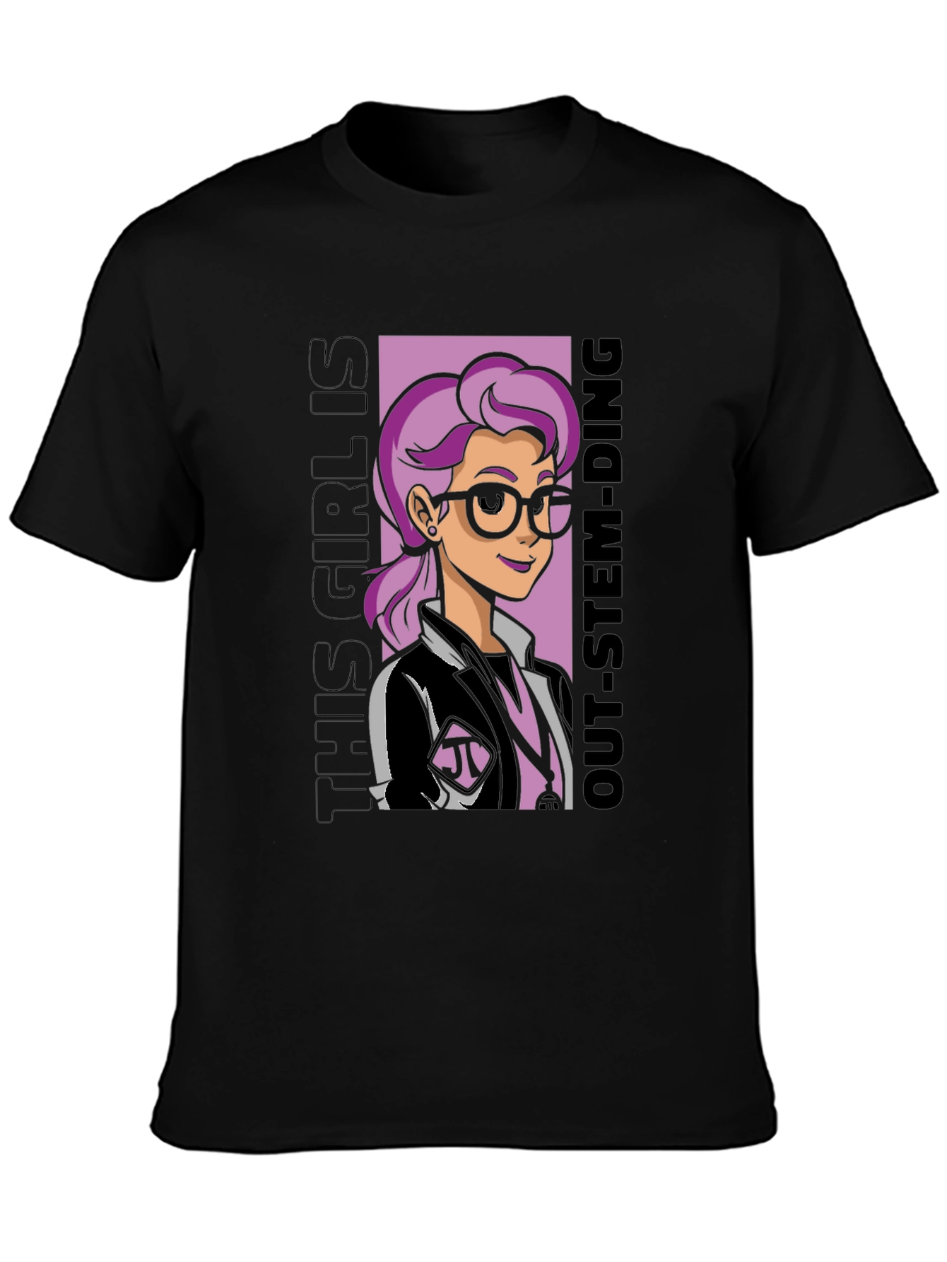Out-STEM-Ding Girl T-Shirt