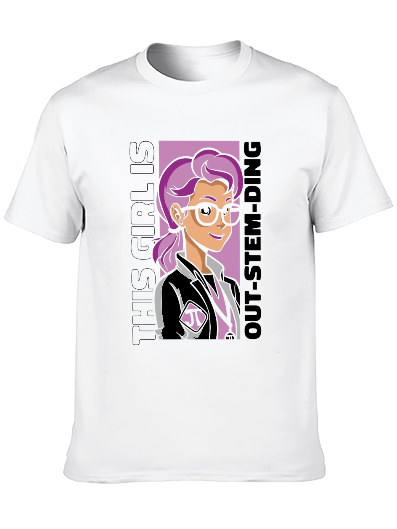 Out-STEM-Ding Girl T-Shirt