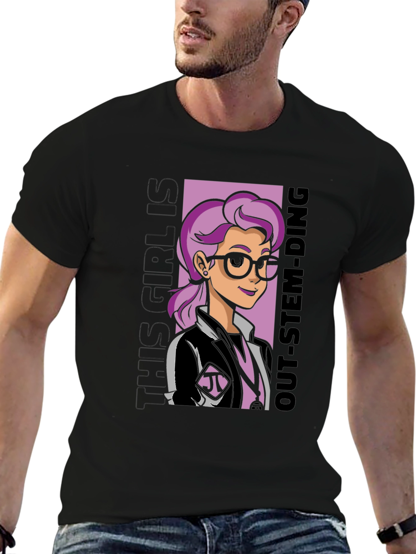 Out-STEM-Ding Girl T-Shirt