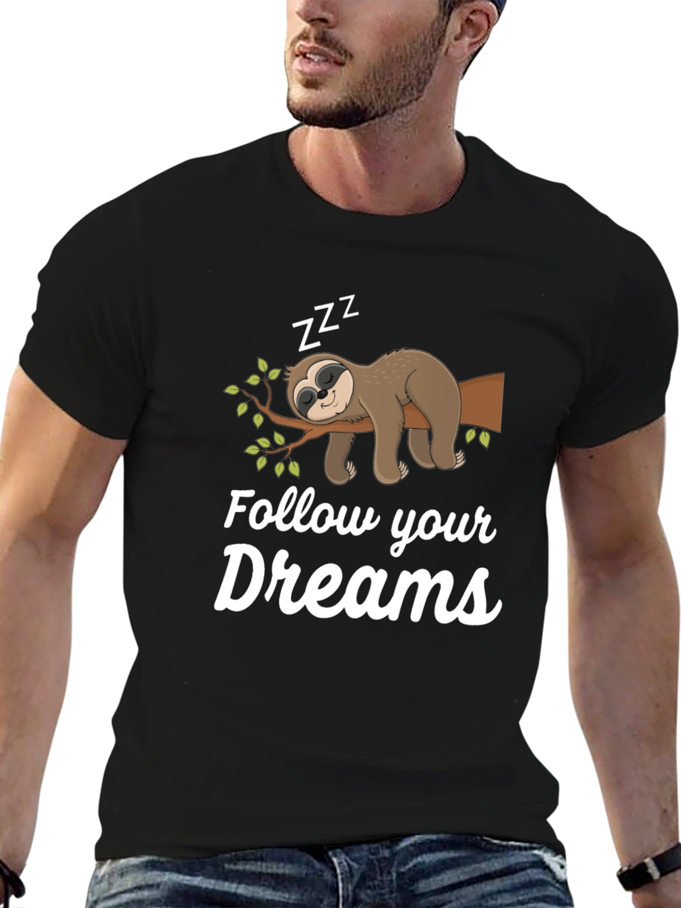 Dreamy Sloth Tee - Follow Your Dreams