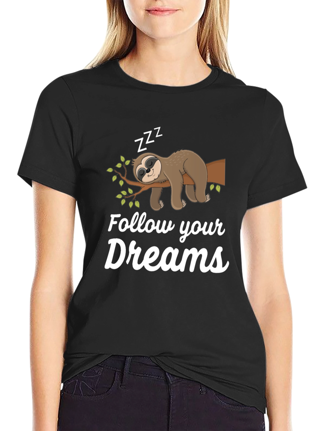 Dreamy Sloth Tee - Follow Your Dreams