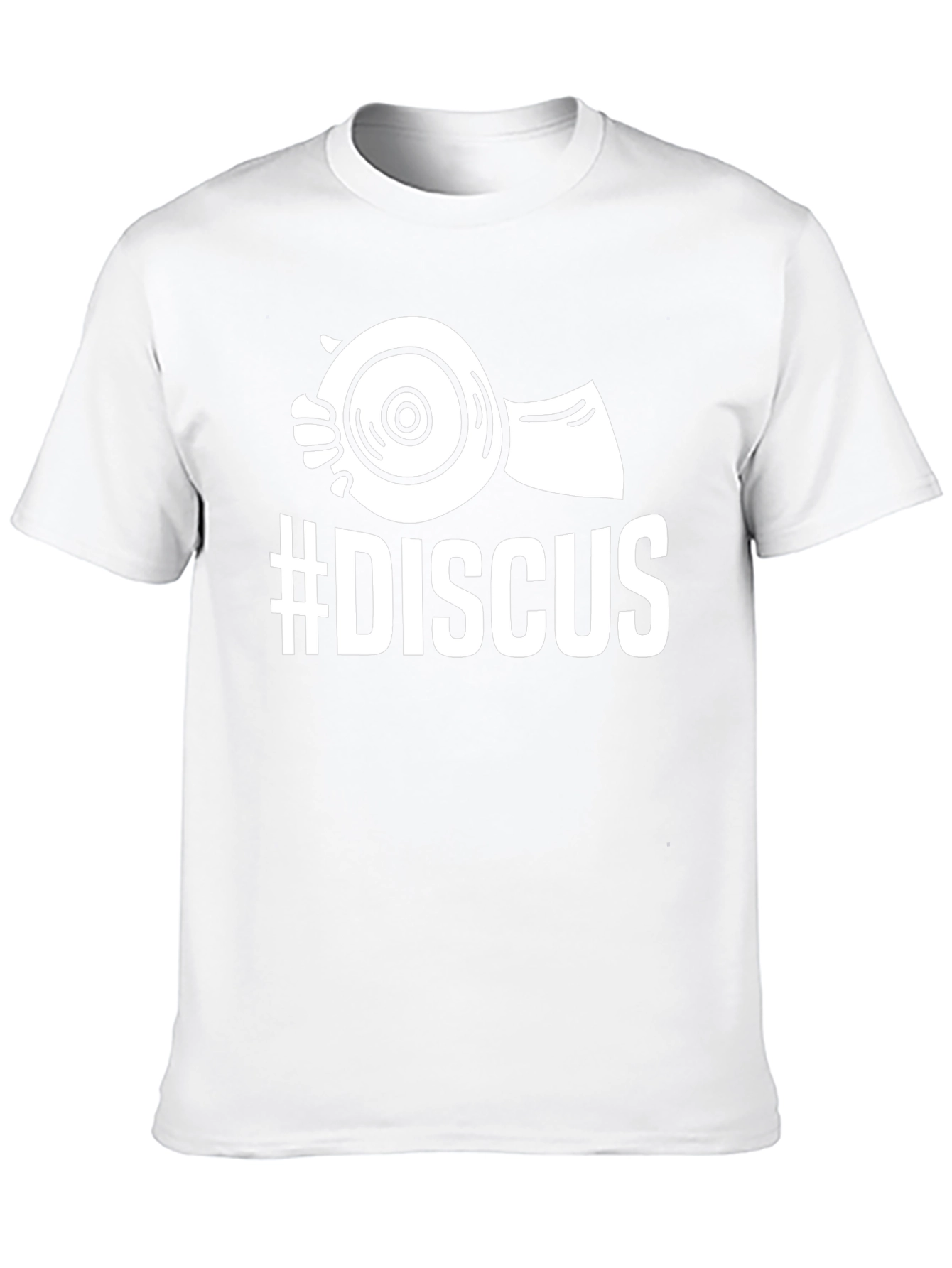 Discus Thrower T-Shirt - Black Cotton Tee