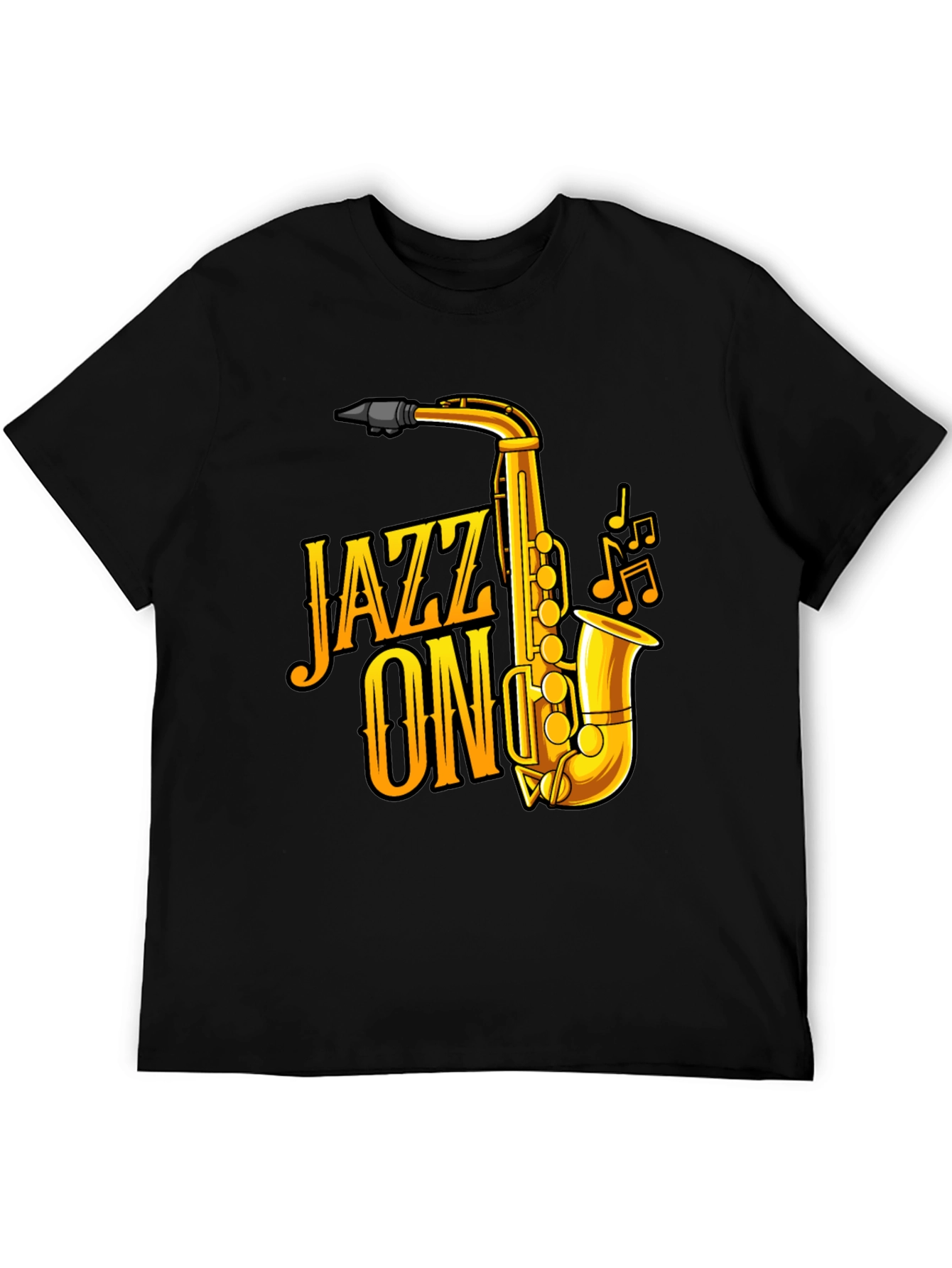 Jazz On Saxophone Graphic T-Shirt