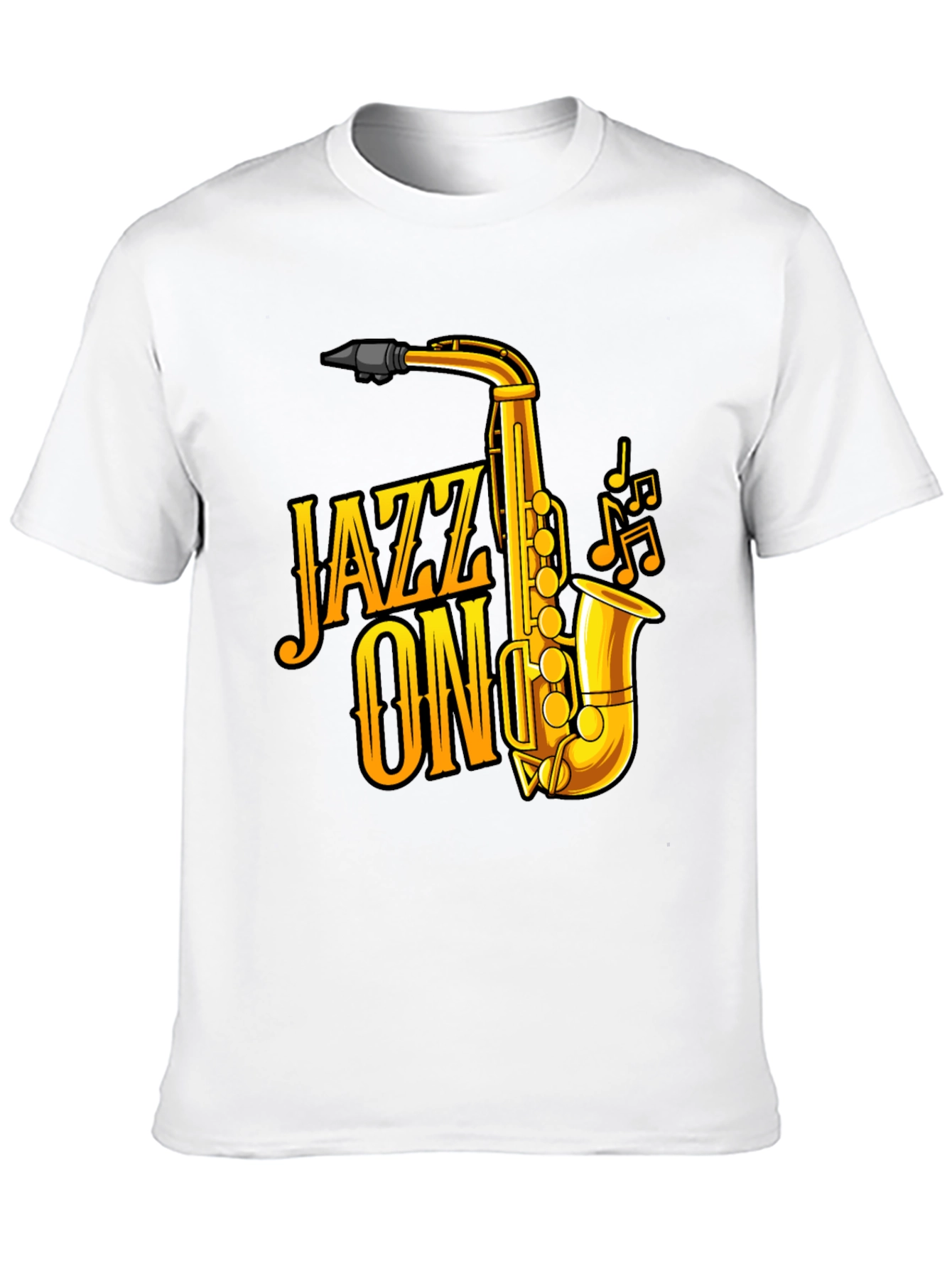 Jazz On Saxophone Graphic T-Shirt
