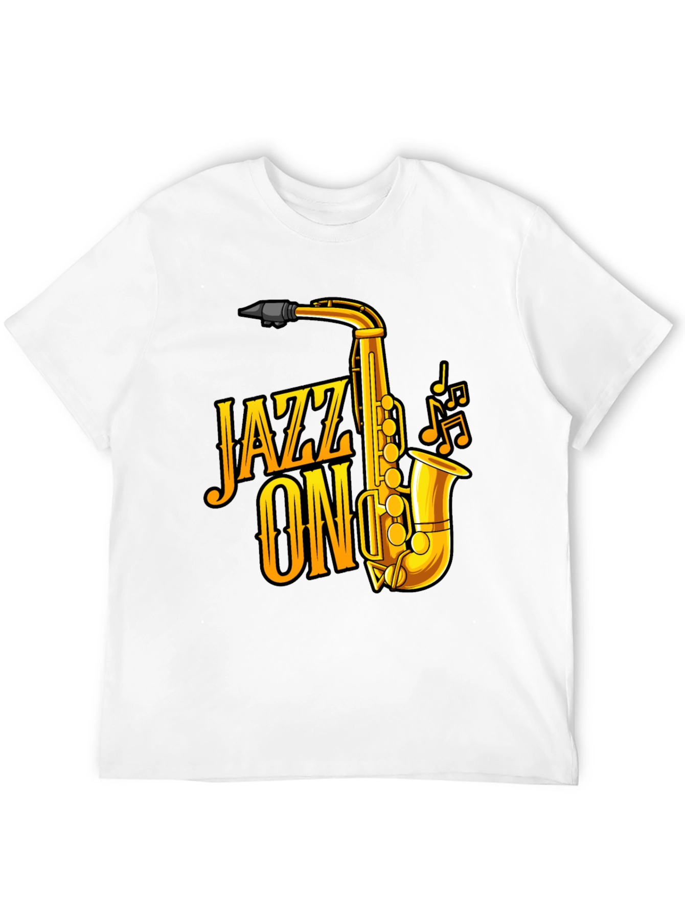 Jazz On Saxophone Graphic T-Shirt