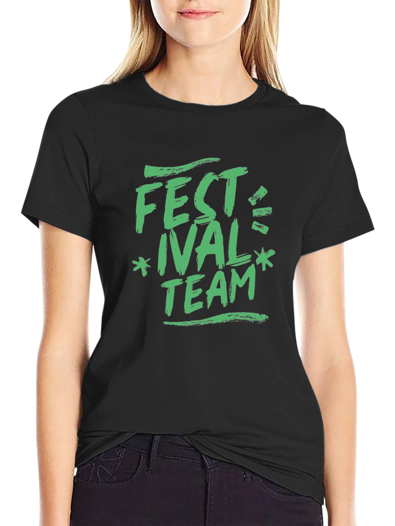 Festival Team Graphic Print Tee