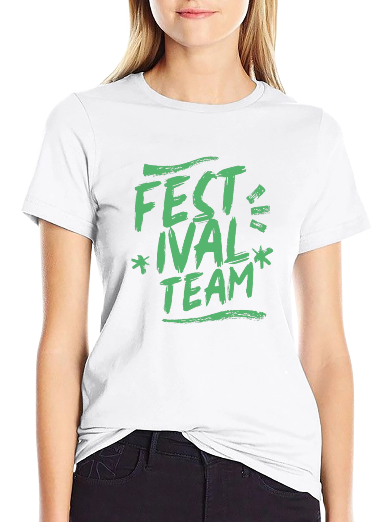 Festival Team Graphic Print Tee