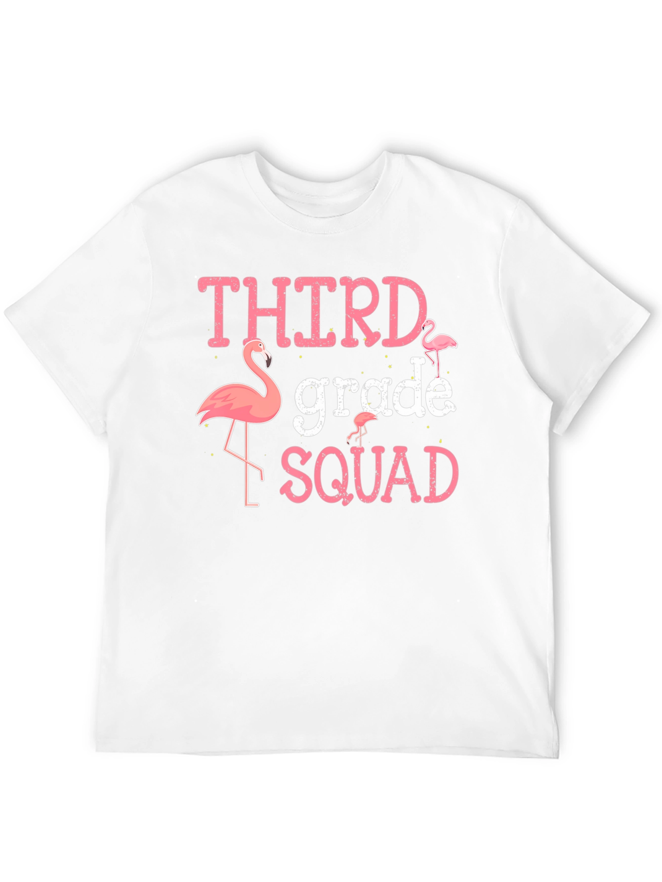 Third Grade Squad Flamingo T-Shirt