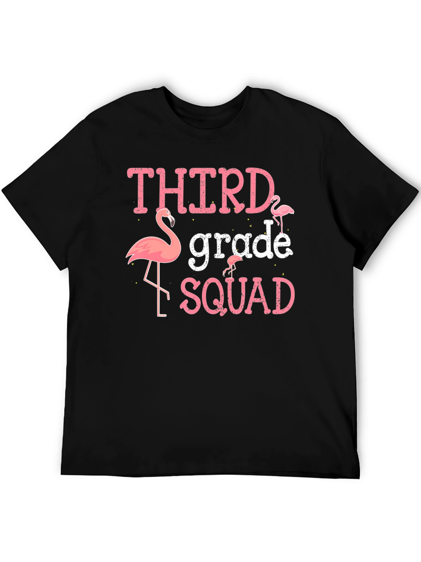 Third Grade Squad Flamingo T-Shirt