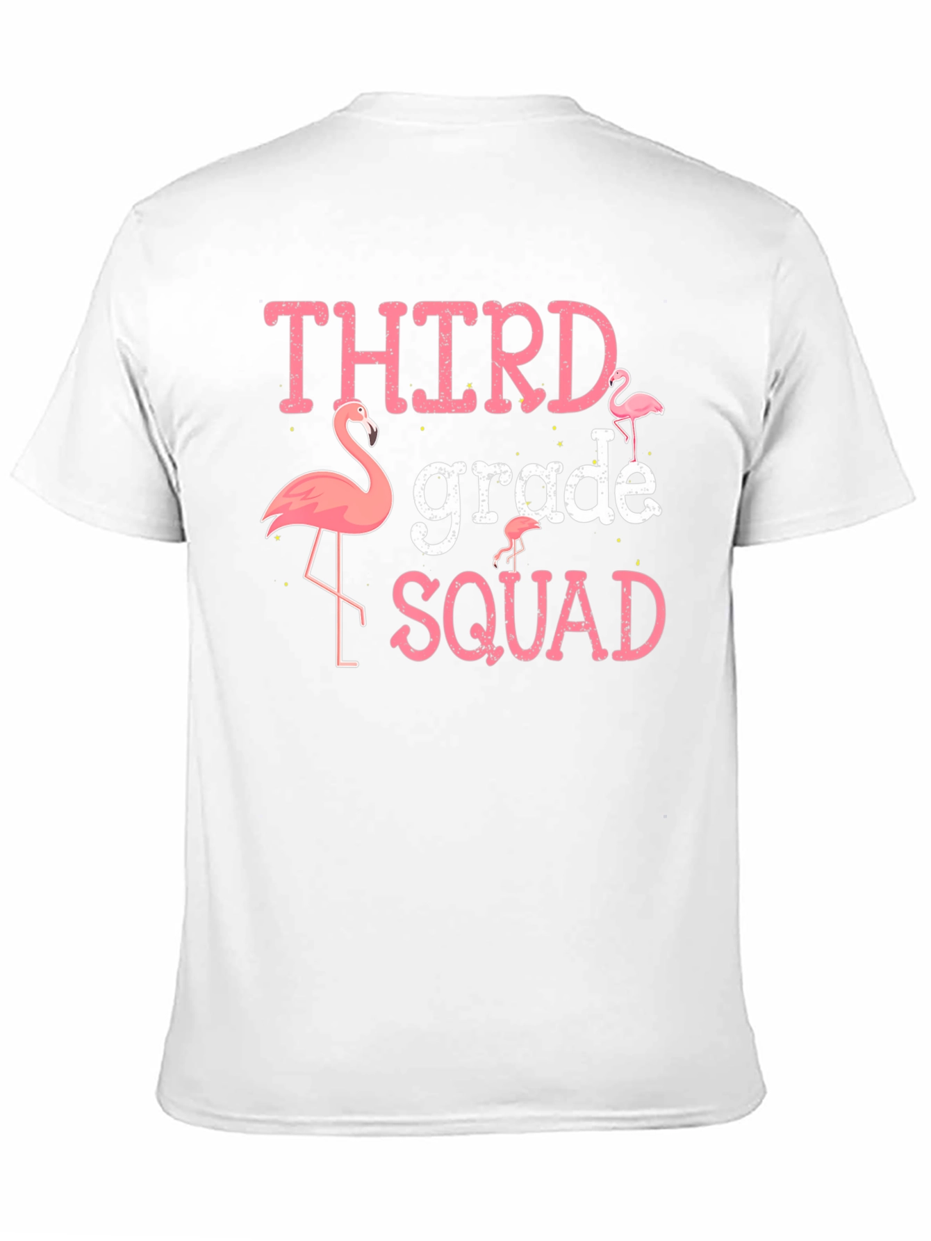 Third Grade Squad Flamingo T-Shirt