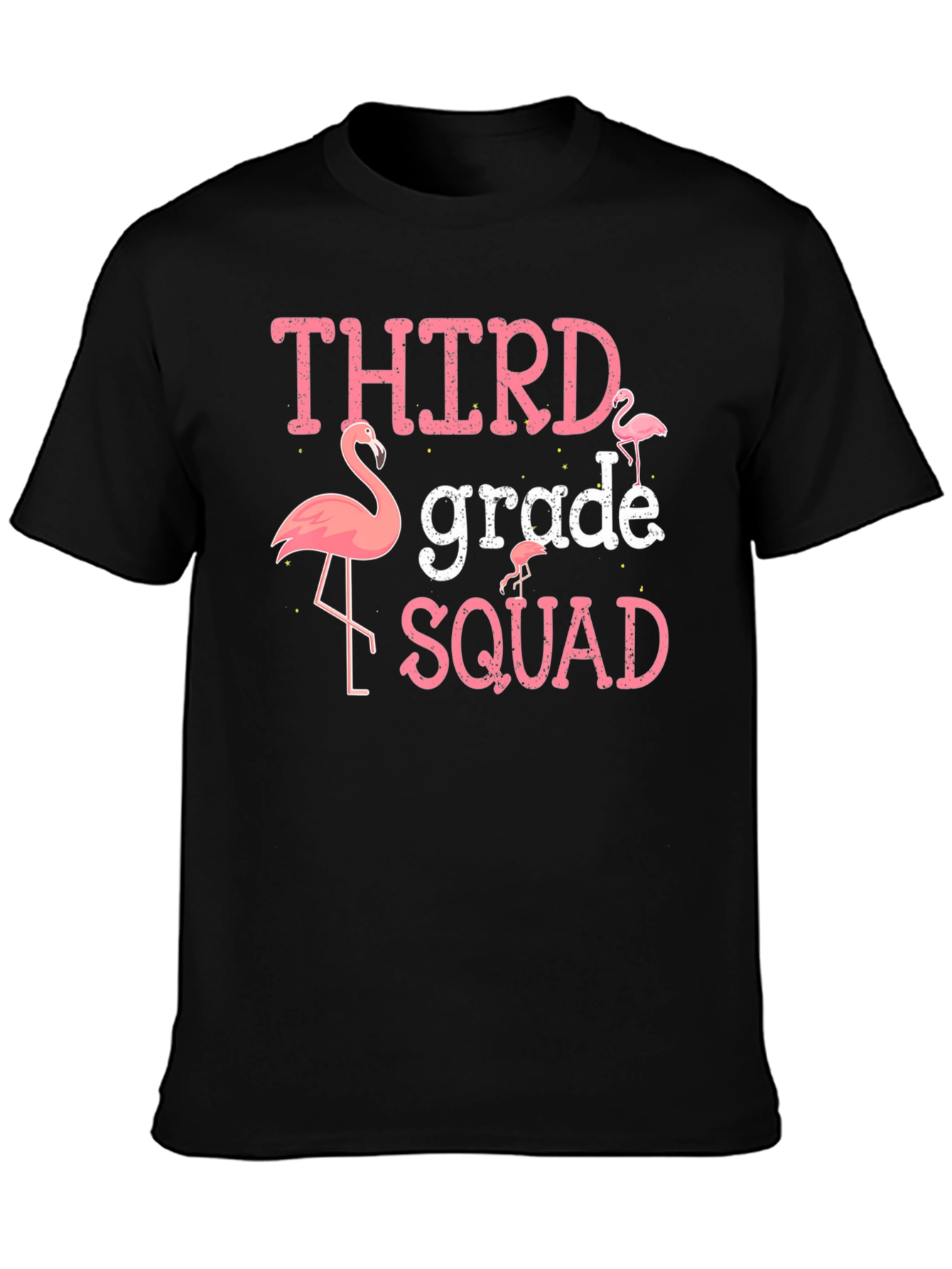 Third Grade Squad Flamingo T-Shirt