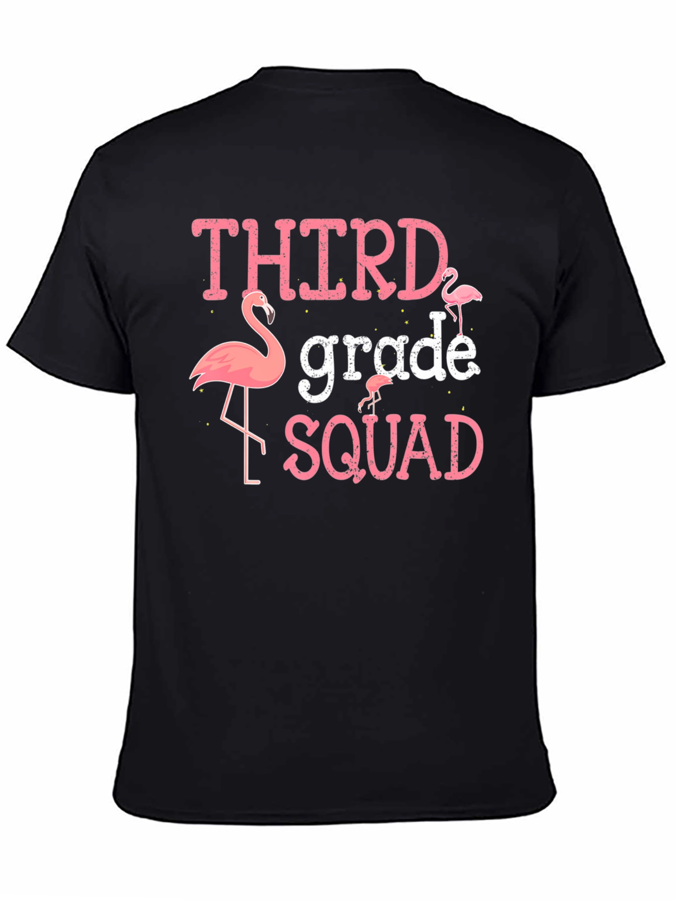 Third Grade Squad Flamingo T-Shirt