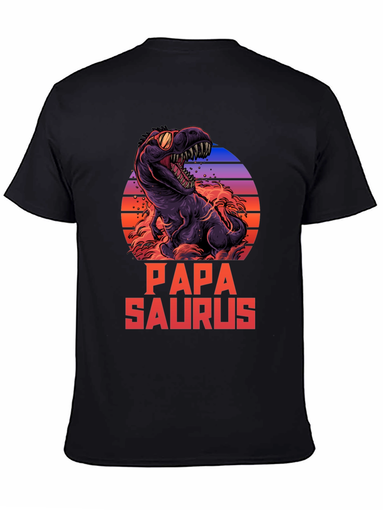 Papa Saurus T-Shirt Dinosaur Dad Tee