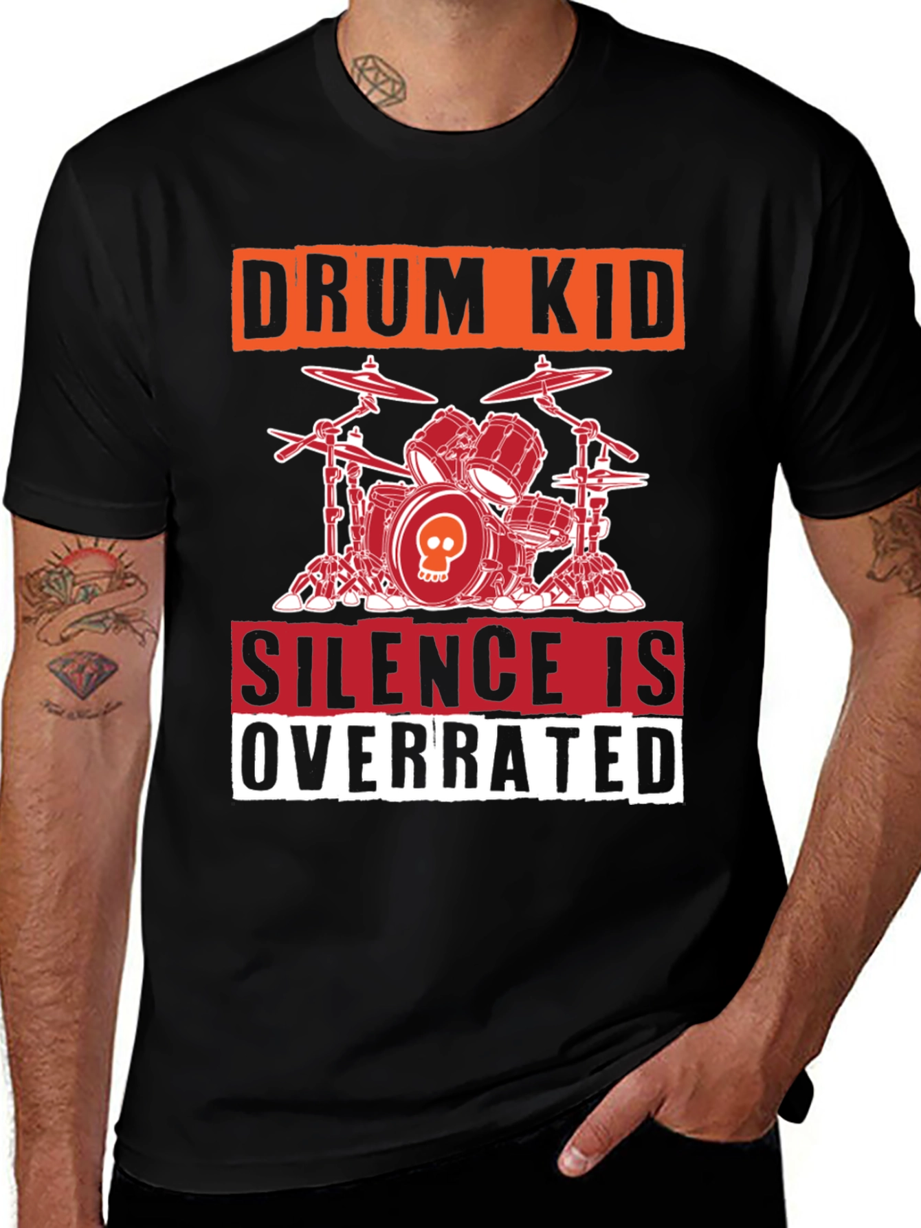 Drum Kid T-Shirt - Silence is Overrated
