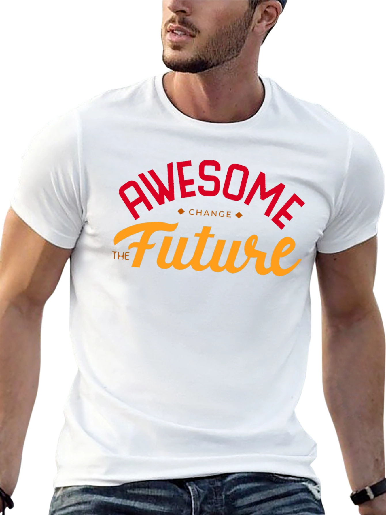 Awesome Future Change Graphic T-Shirt