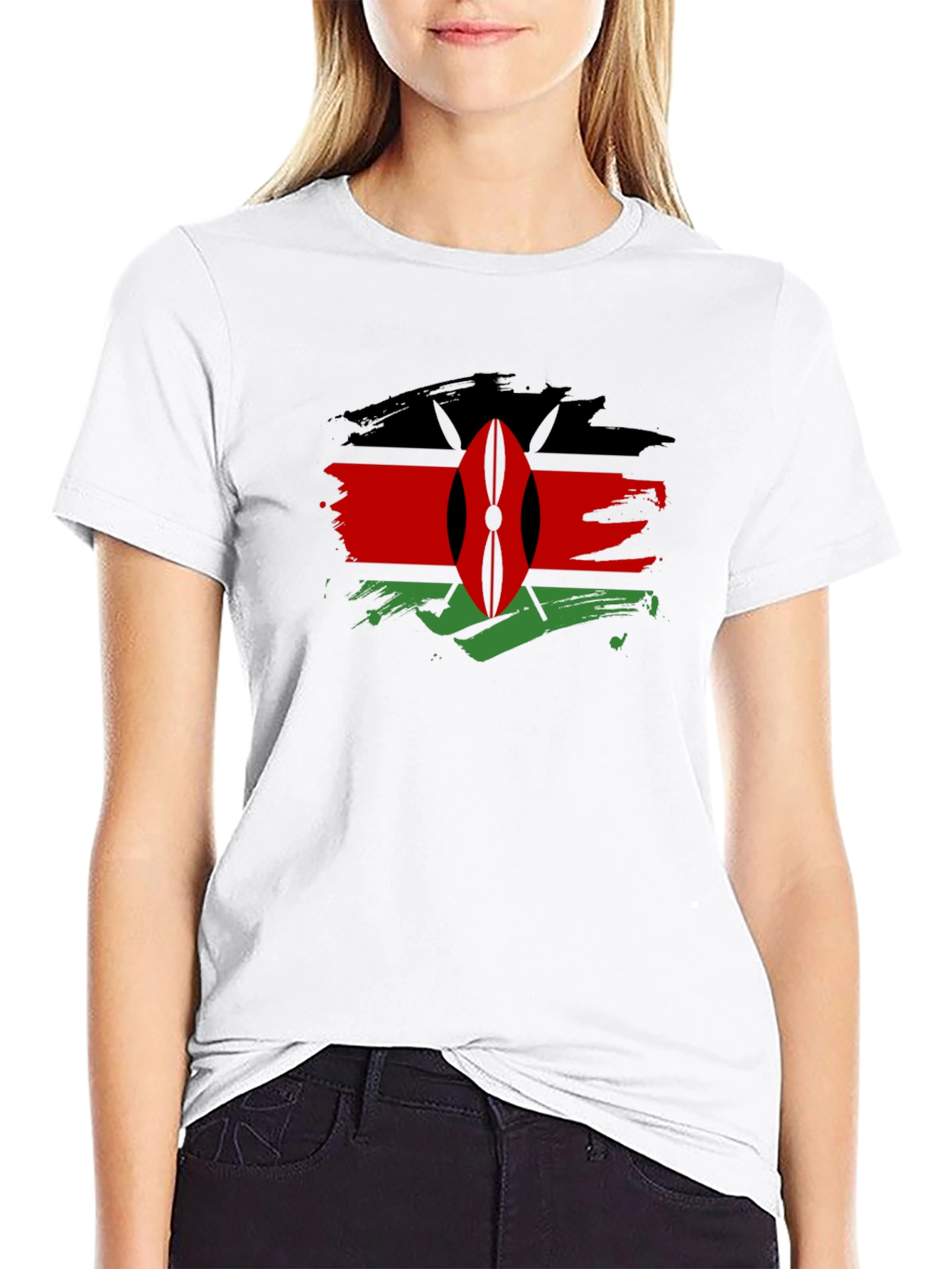 Kenya Flag Graphic T-Shirt