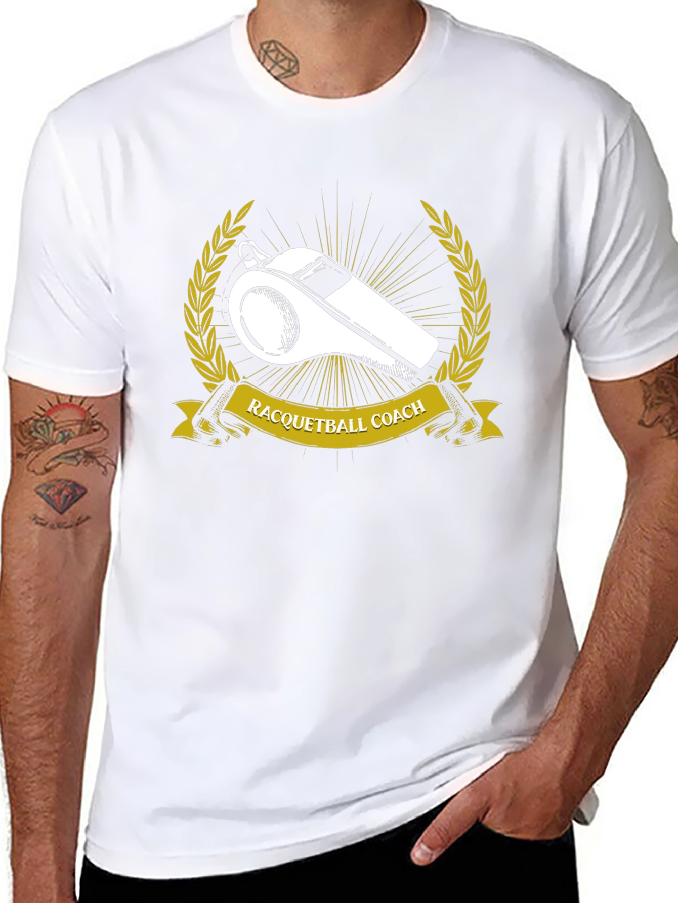 Racquetball Coach Whistle T-Shirt