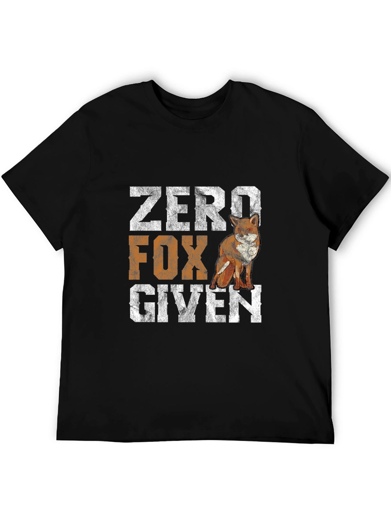 Zero Fox Given Graphic T-Shirt - Funny Animal Tee