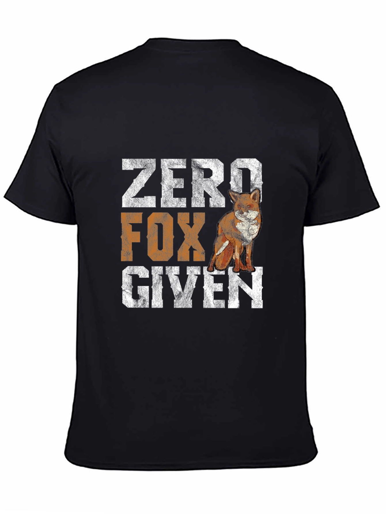 Zero Fox Given Graphic T-Shirt - Funny Animal Tee