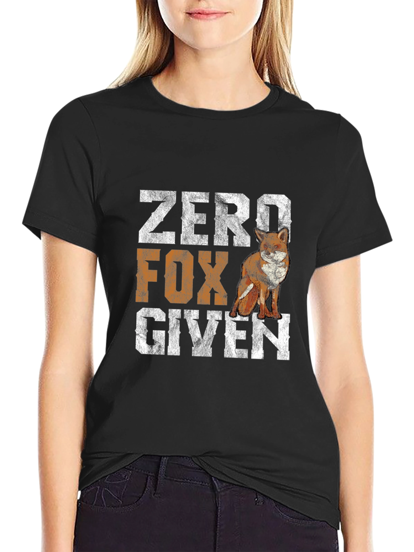 Zero Fox Given Graphic T-Shirt - Funny Animal Tee