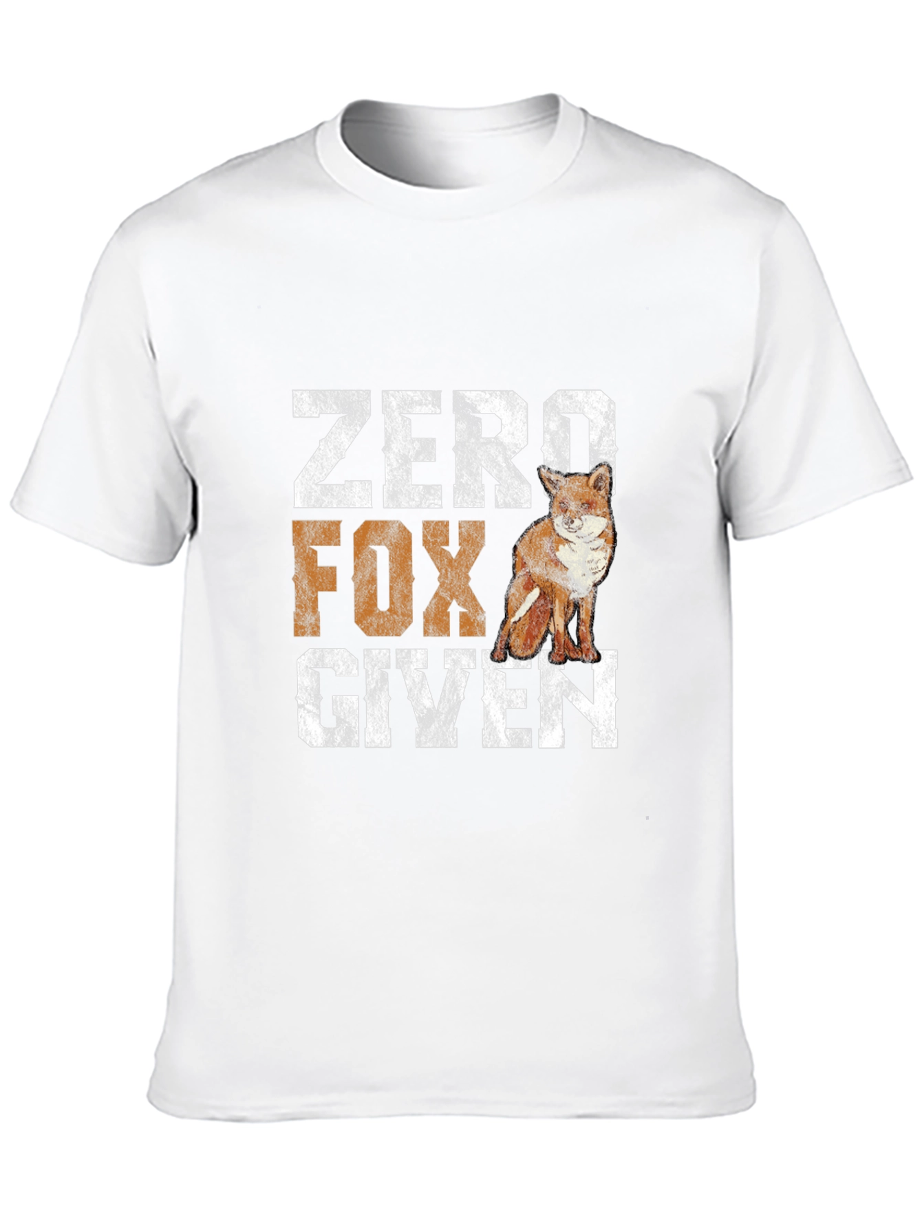 Zero Fox Given Graphic T-Shirt - Funny Animal Tee