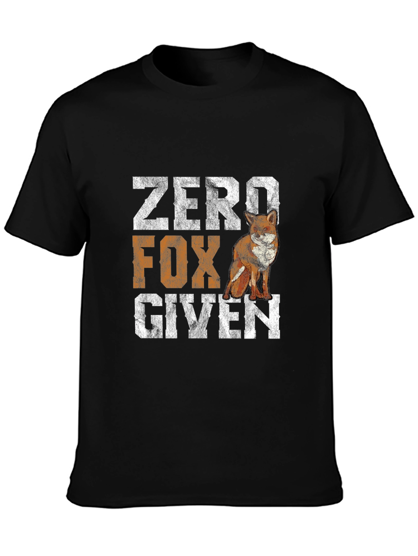 Zero Fox Given Graphic T-Shirt - Funny Animal Tee