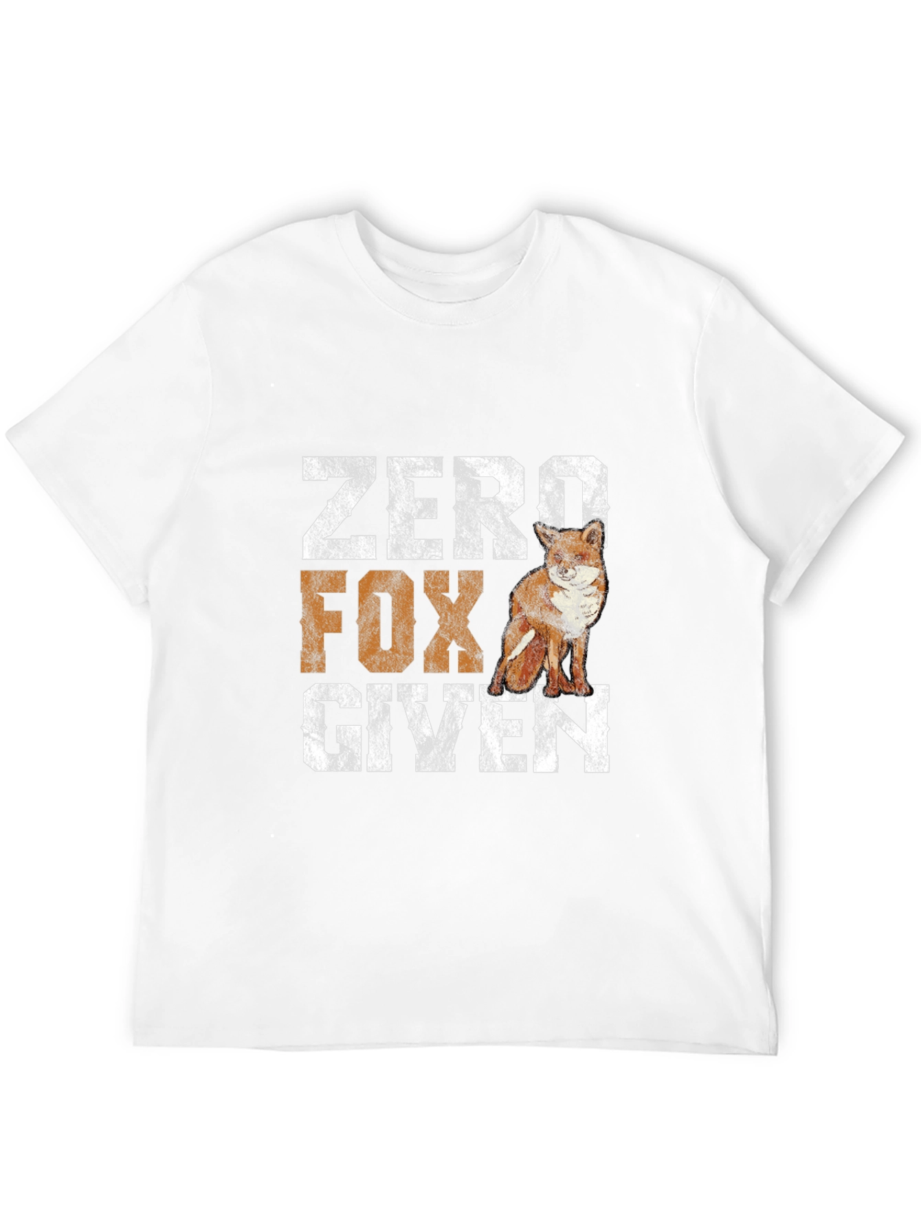 Zero Fox Given Graphic T-Shirt - Funny Animal Tee