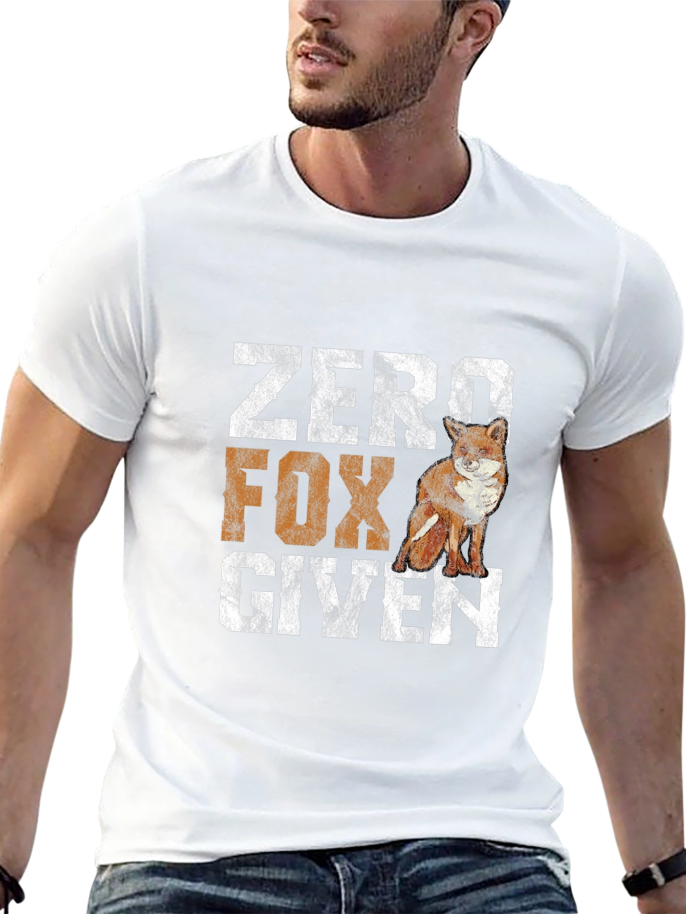 Zero Fox Given Graphic T-Shirt - Funny Animal Tee