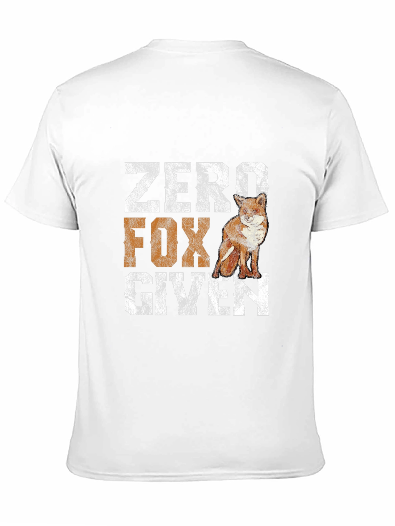 Zero Fox Given Graphic T-Shirt - Funny Animal Tee