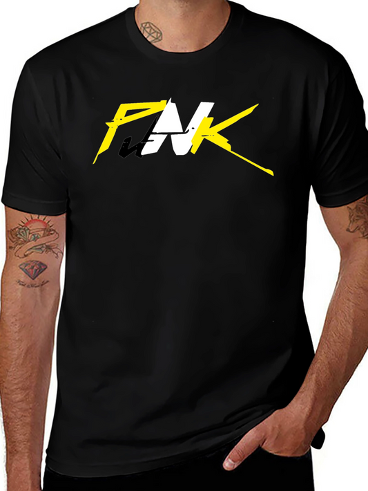 Cyberpunk Inspired Graphic Tee - Black Cotton T-Shirt