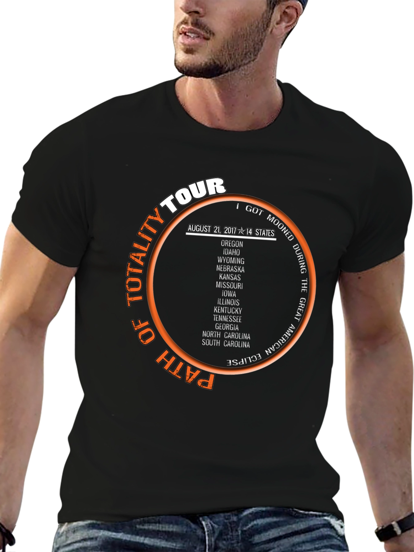 Total Solar Eclipse Tour T-Shirt - August 21 2017