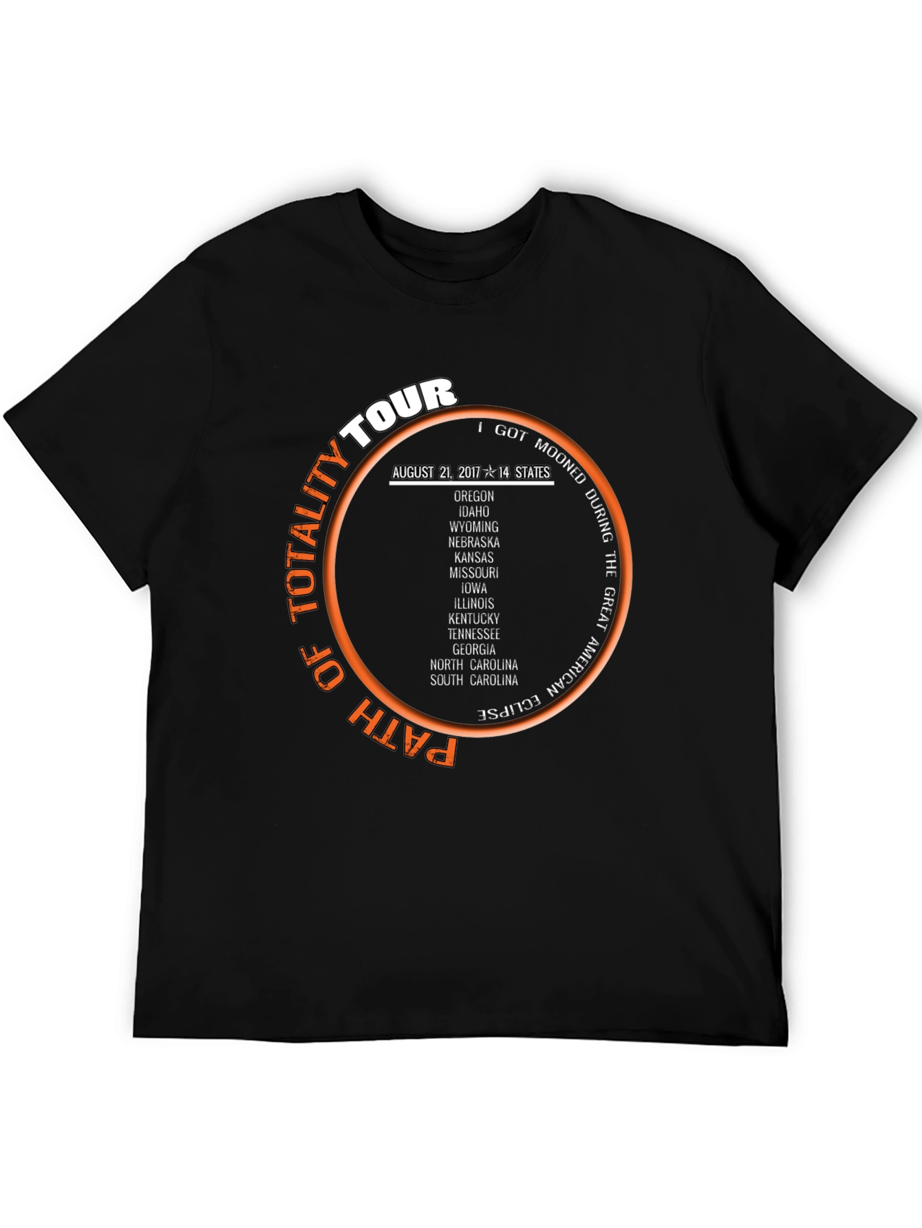 Total Solar Eclipse Tour T-Shirt - August 21 2017