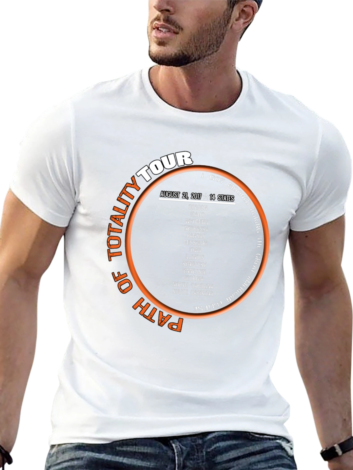 Total Solar Eclipse Tour T-Shirt - August 21 2017