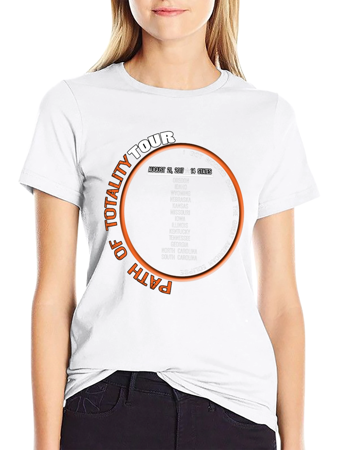 Total Solar Eclipse Tour T-Shirt - August 21 2017