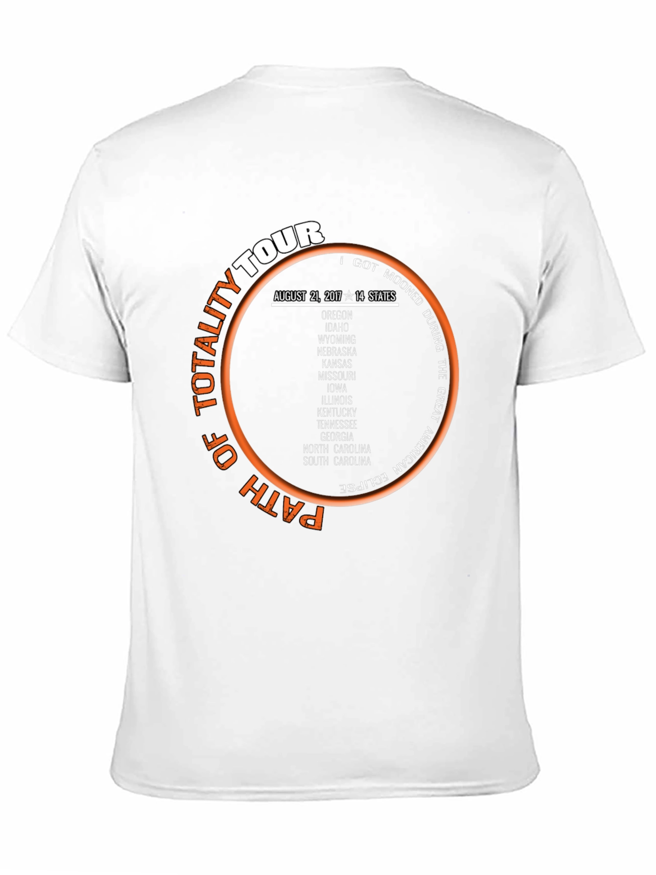 Total Solar Eclipse Tour T-Shirt - August 21 2017
