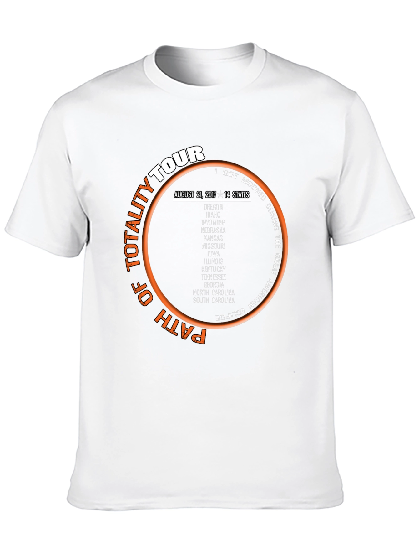Total Solar Eclipse Tour T-Shirt - August 21 2017