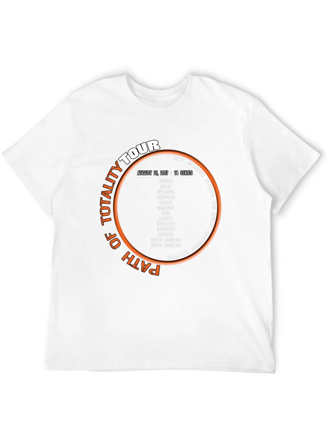Total Solar Eclipse Tour T-Shirt - August 21 2017