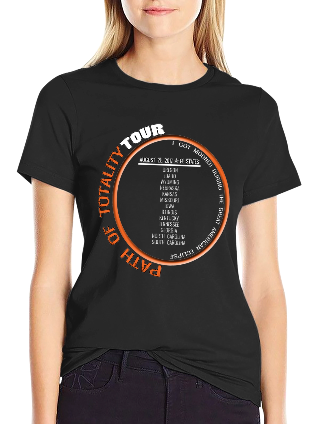 Total Solar Eclipse Tour T-Shirt - August 21 2017