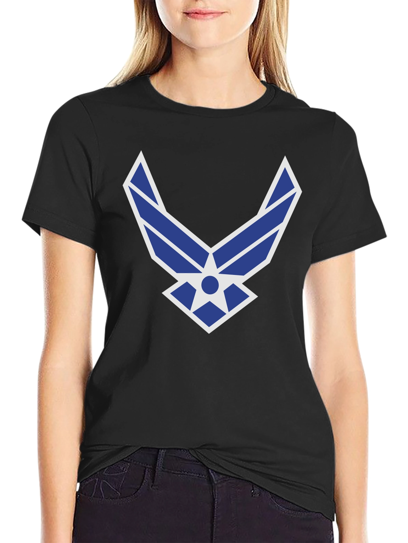 Air Force Logo Black T-Shirt