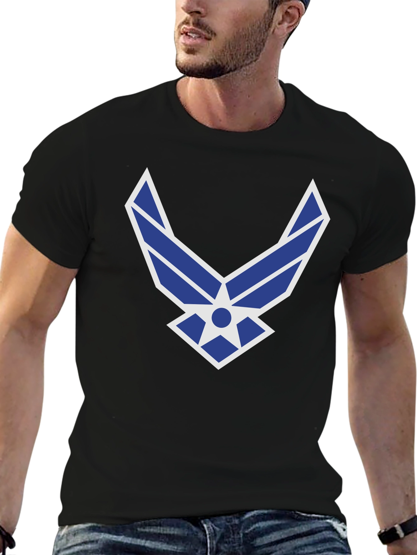Air Force Logo Black T-Shirt