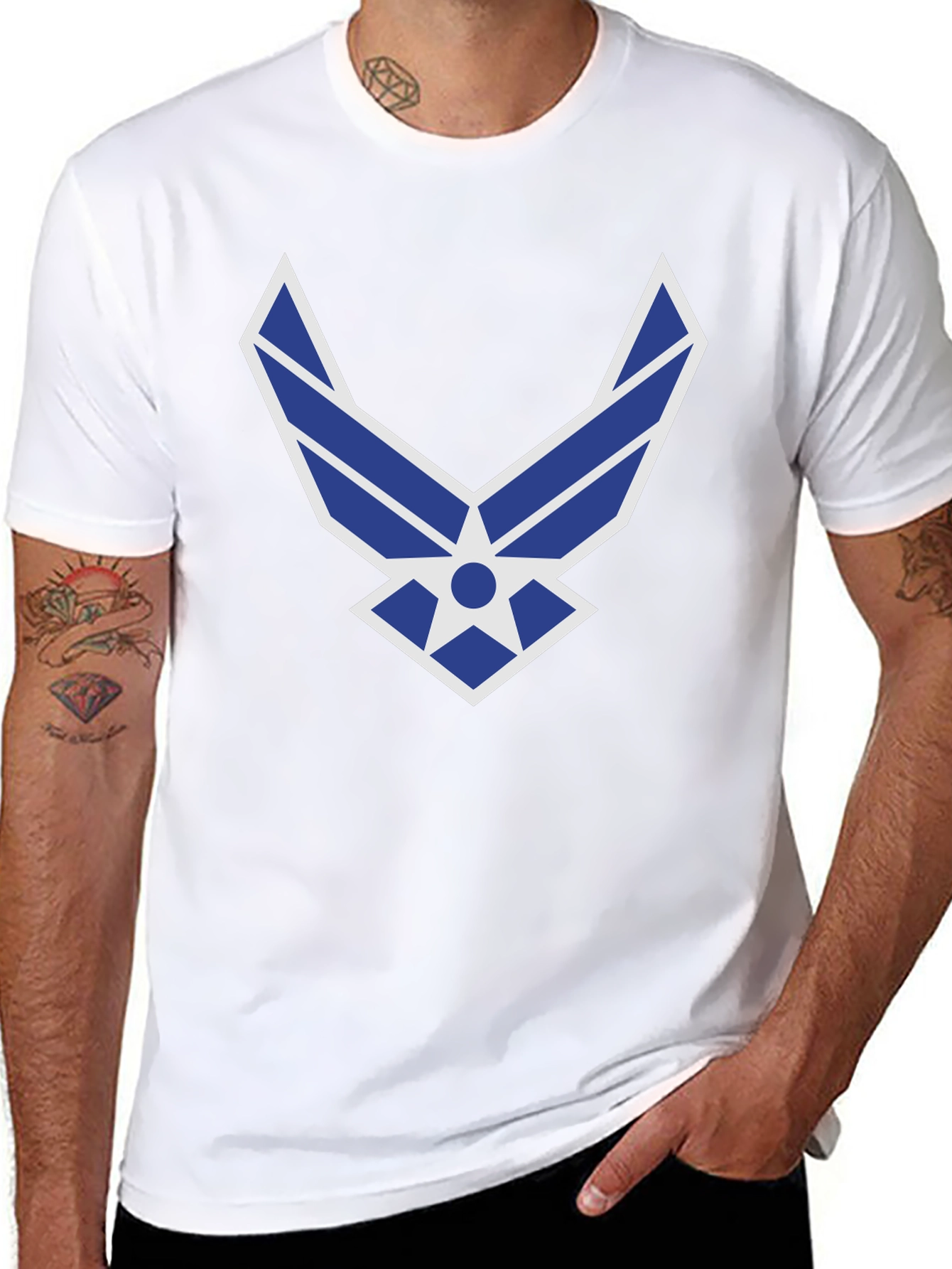 Air Force Logo Black T-Shirt